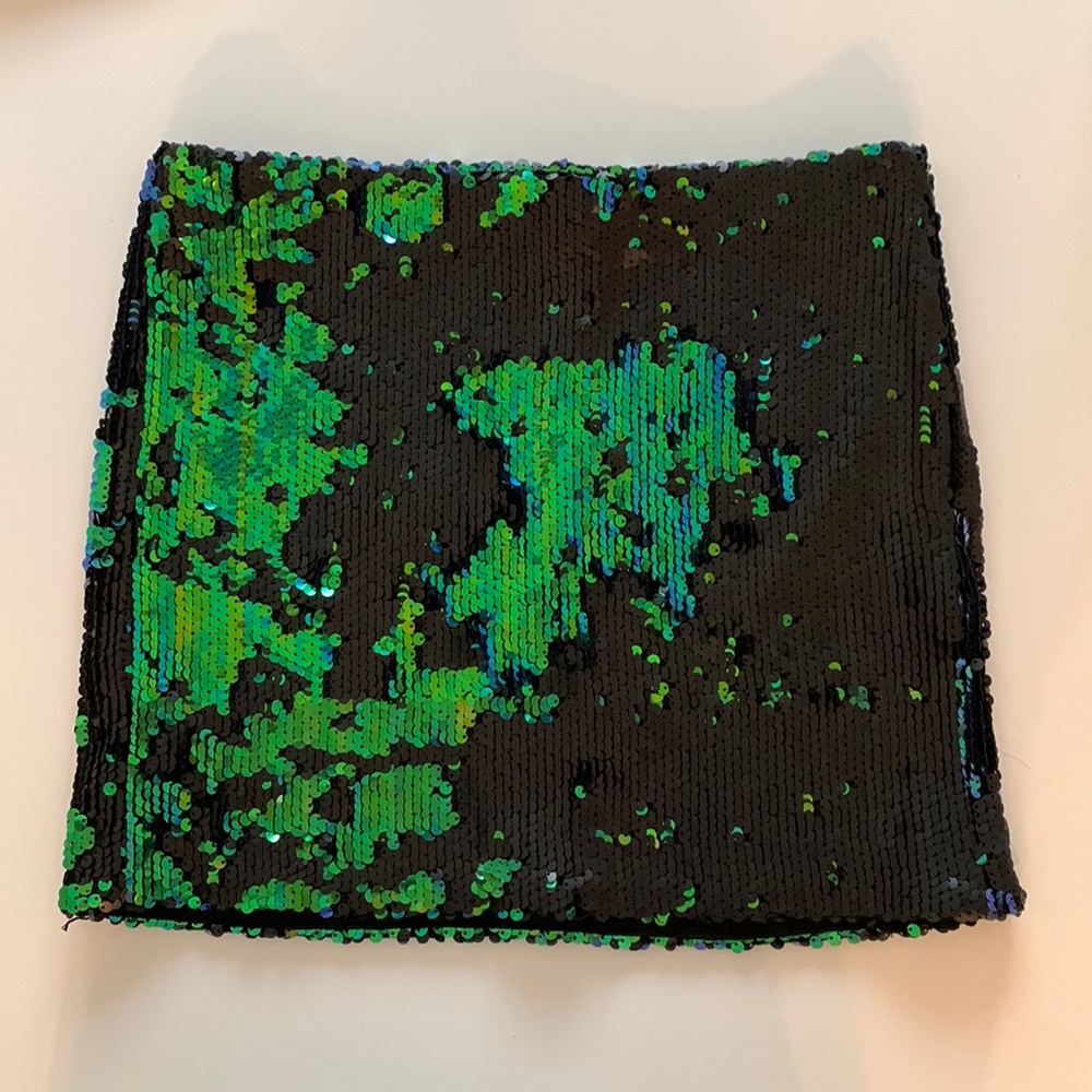 GUESS Sequinned Mini-Skirt, Size Small
